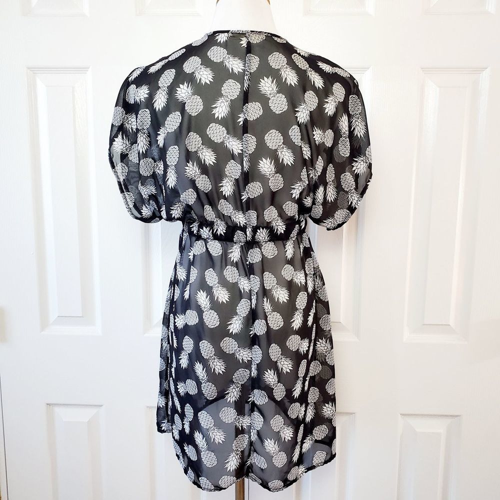 Miken Chiffon Pineapple Swim Cover Up - Picture 5 of 5